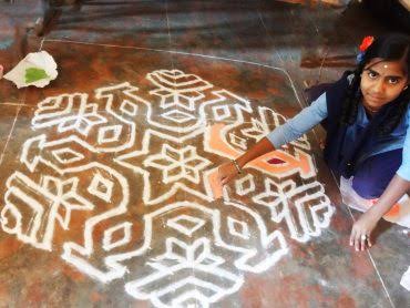 हिंदू उत्सवों में रंगोली का सांस्कृतिक सार