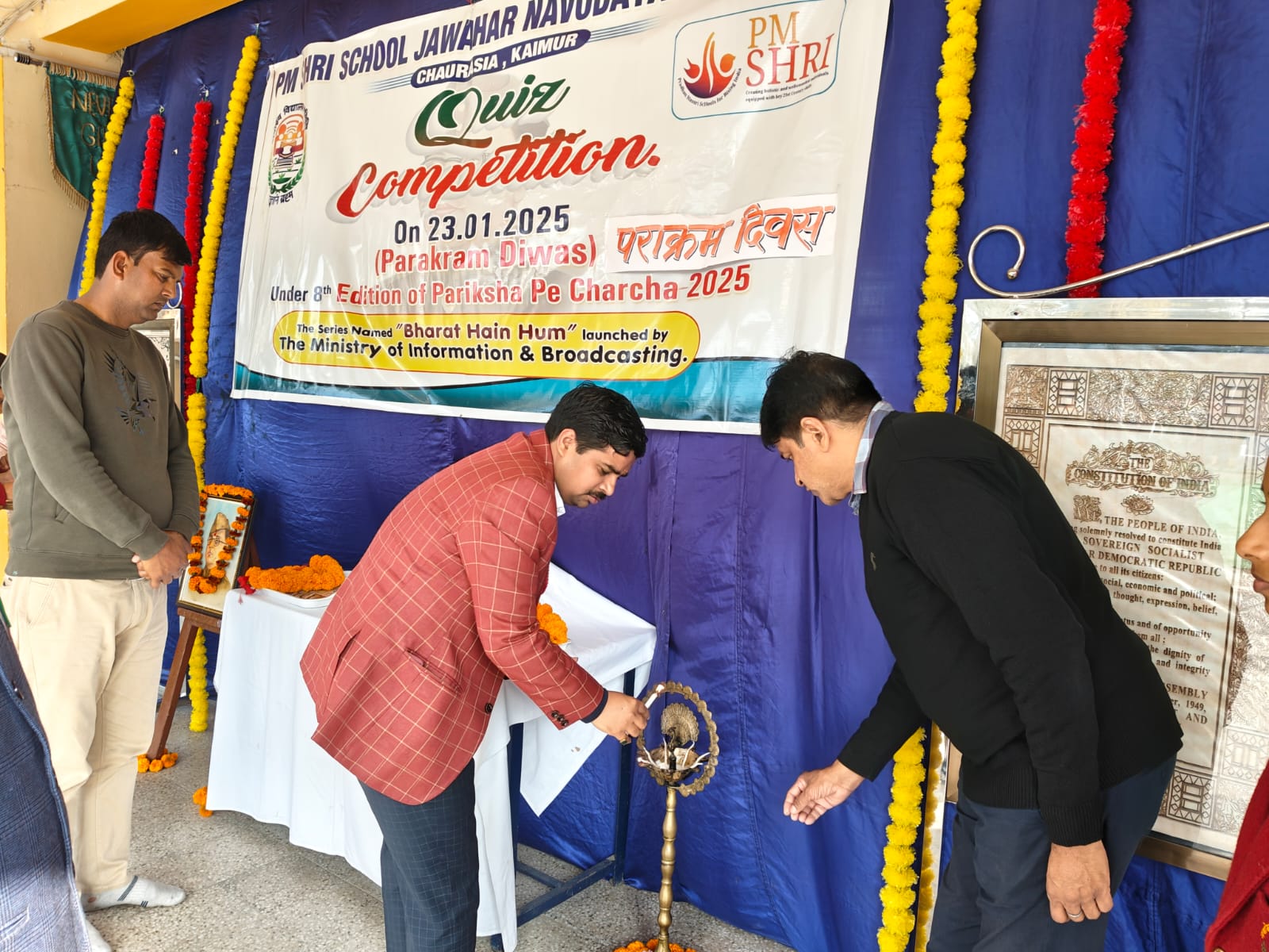 नवोदय विद्यालय में भारत हैं हम सीरीज के अंतर्गत परीक्षा पर परिचर्चा