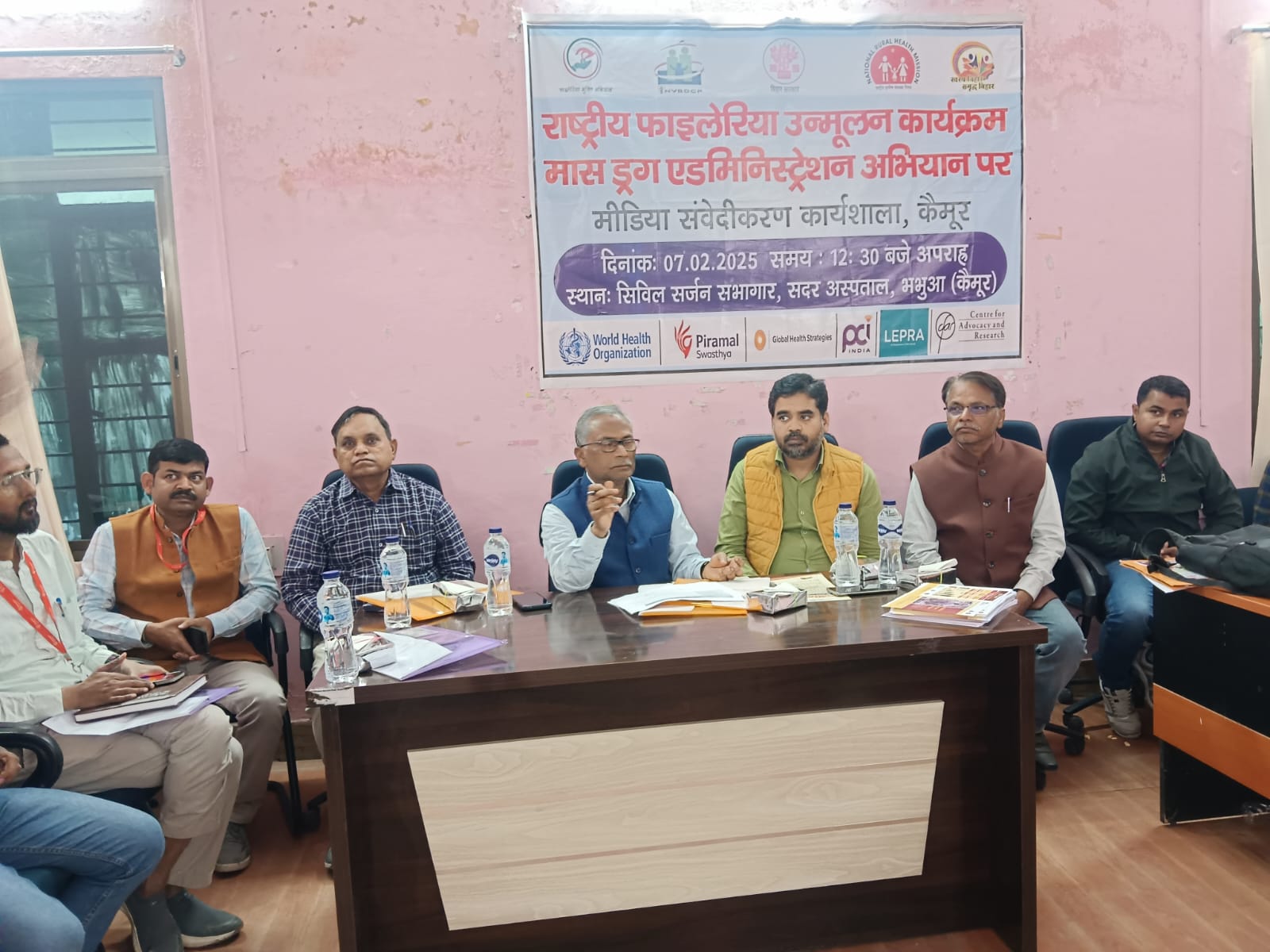 कैमुर में 15 लाख लोगों को खिलाई जायेगी फलेरिया की दवा